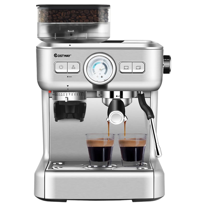 For Coffee-Lovers: Costway Espresso Cappucino Machine Coffee Maker