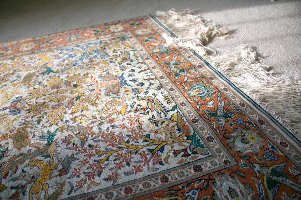 Vacuum Rugs Diagonally