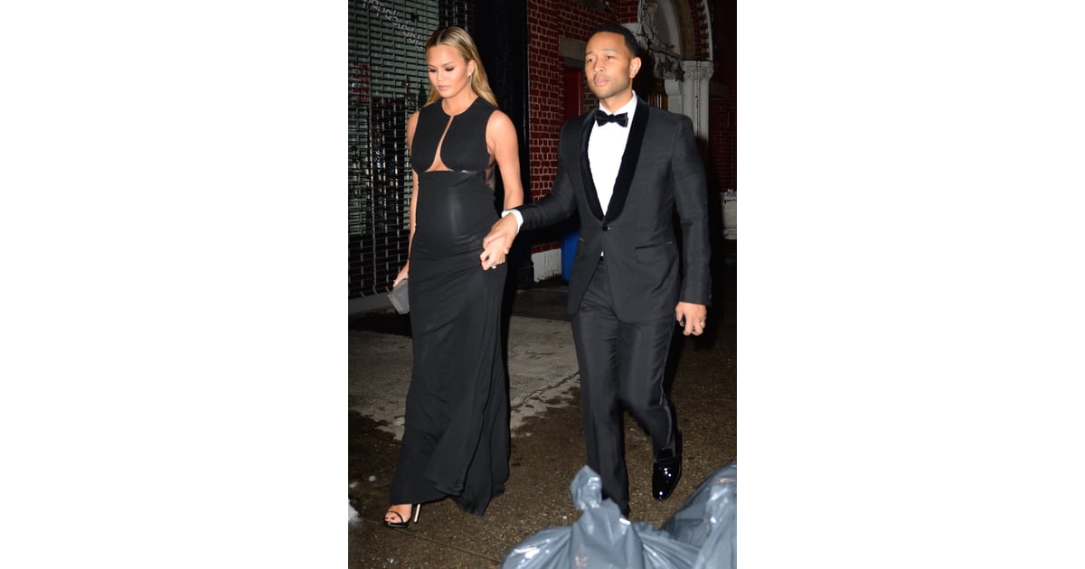 Chrissy Teigen and John Legend Out in NYC January 2016 | POPSUGAR ...