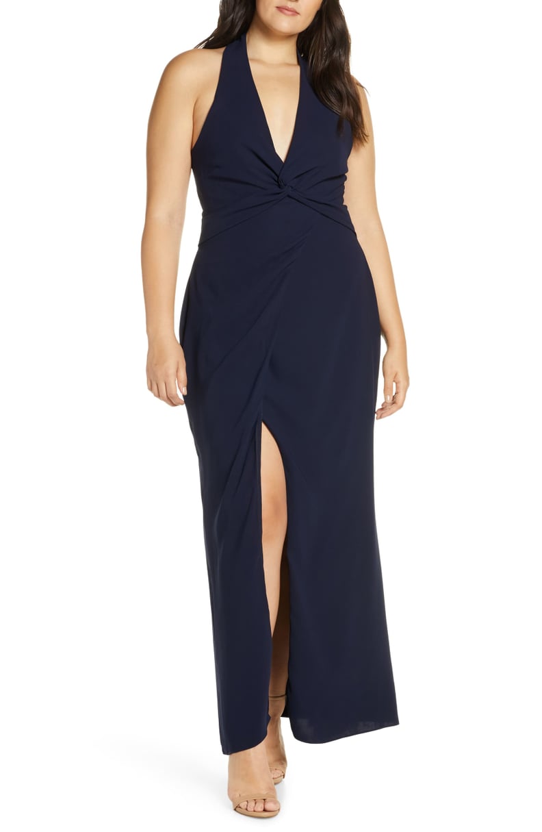 Harlyn Twisted Halter Gown
