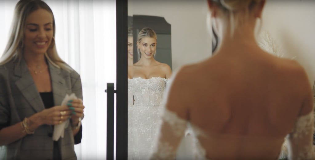 Watch Hailey Baldwin S Final Wedding Dress Fitting Video