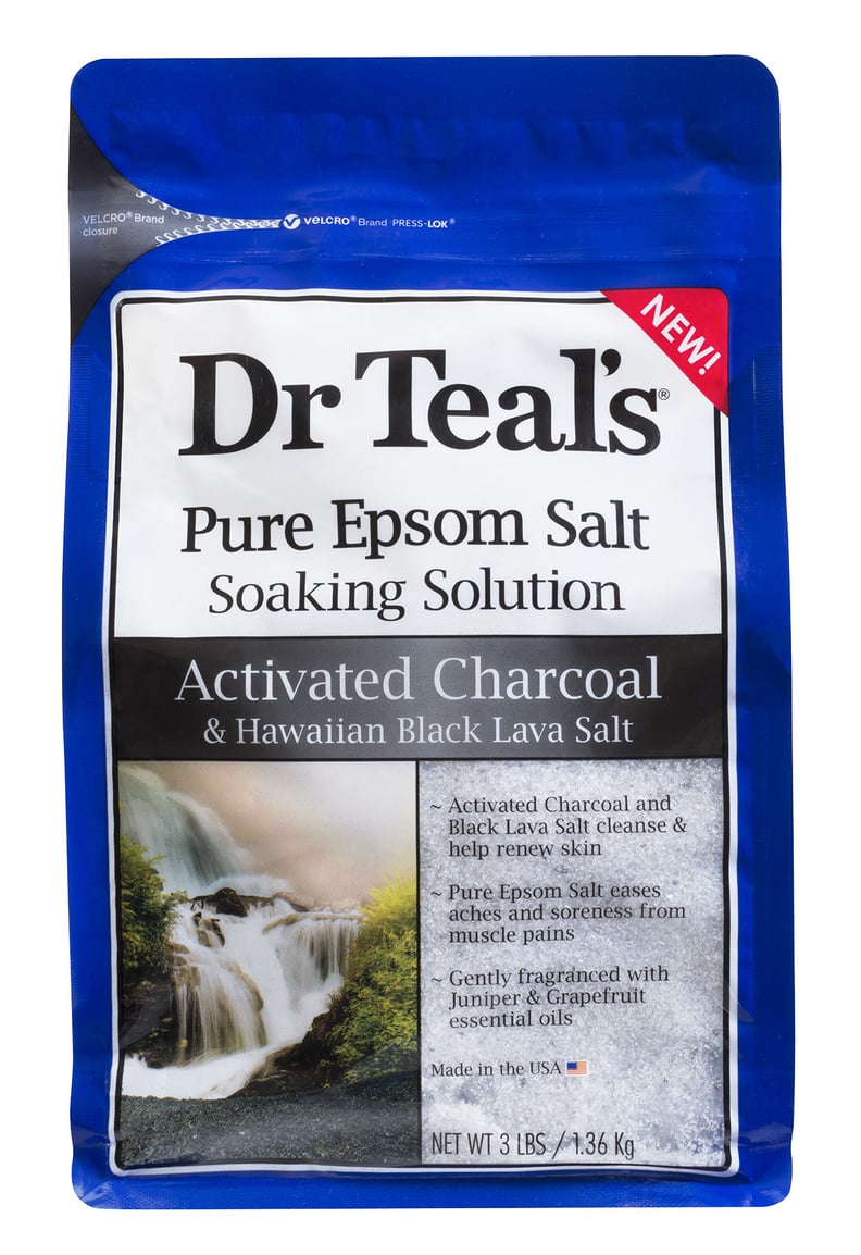 Dr. Teal's Pure Epsom Salt Soaking Solution Activated Charcoal & Hawaiian Black Lava Salt