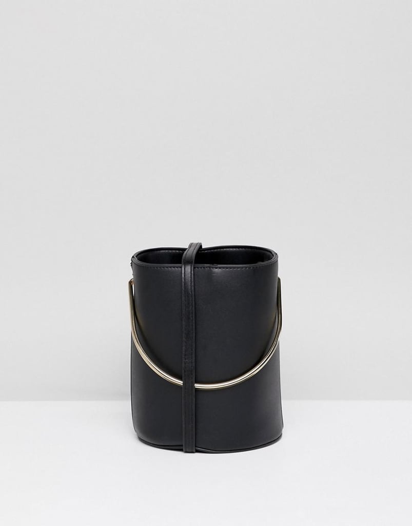 Shop Similar: Mango Round Bucket Bag With Metal Handle