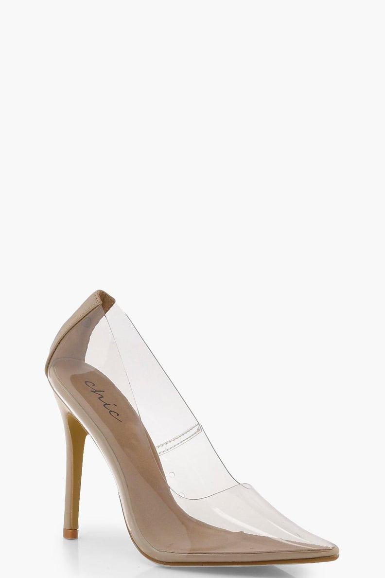Boohoo Clear Court Shoes