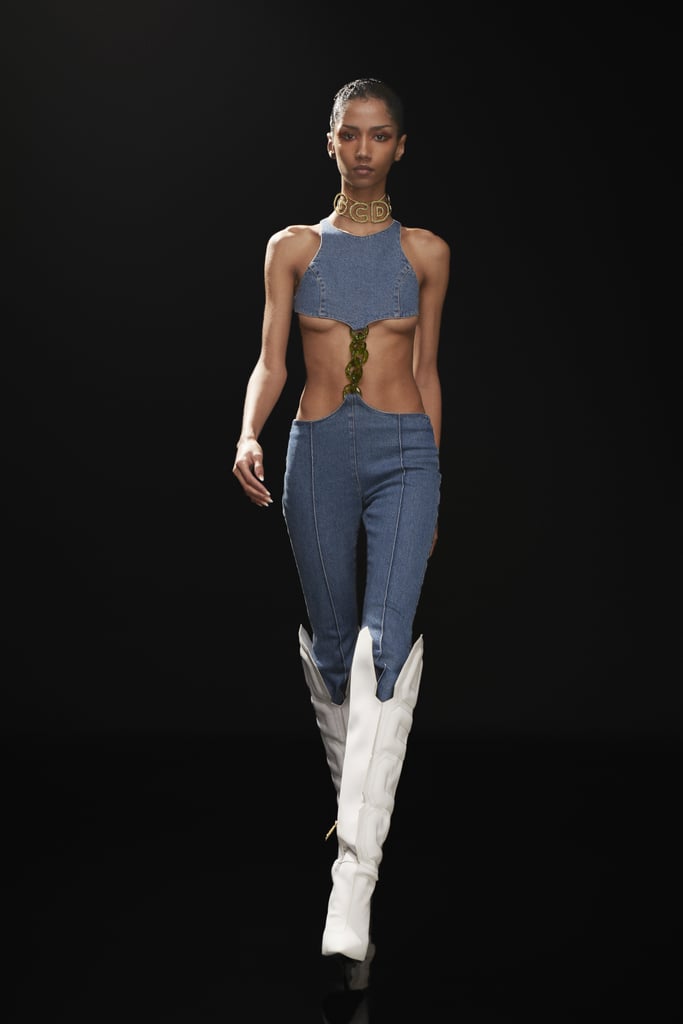 Dua Lipa's Little Sister Made Her Runway Debut at GCDS Show