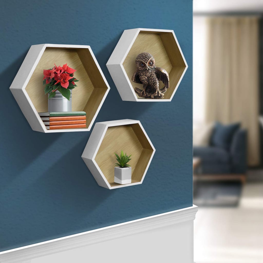 Sorbus Floating Shelf Hexagon Set