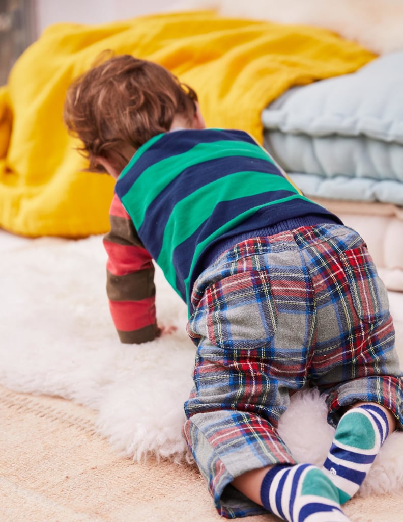 Mini Boden Cozy Checked Trouser