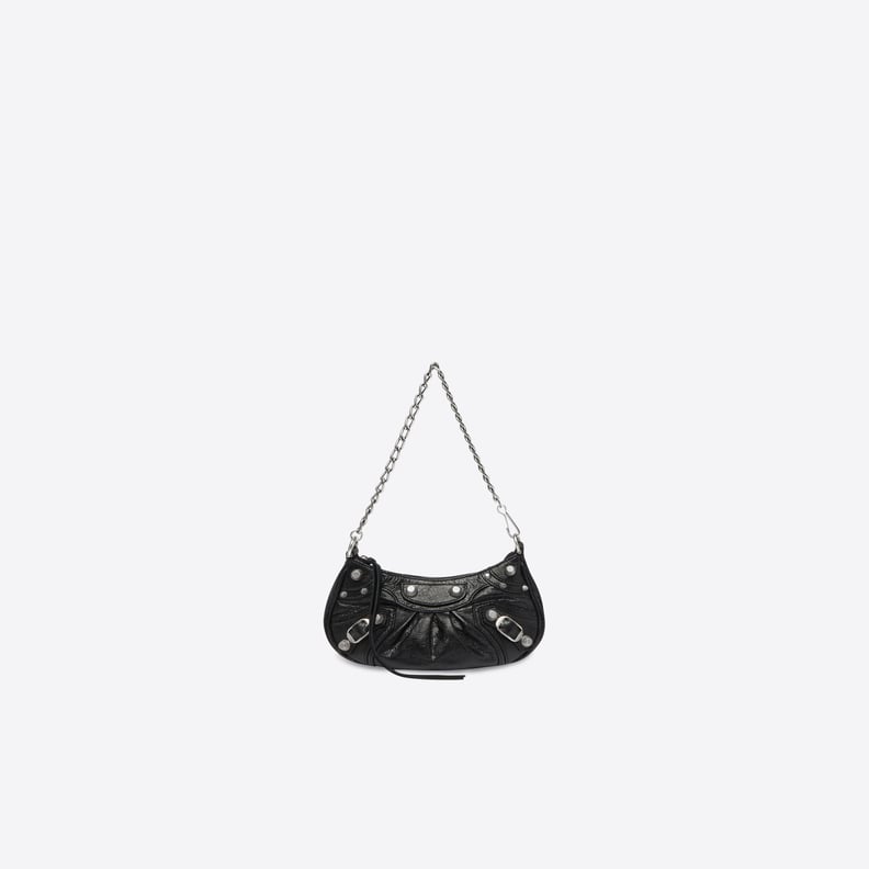 Balenciaga Le Cagole Mini Purse With Chain in Black