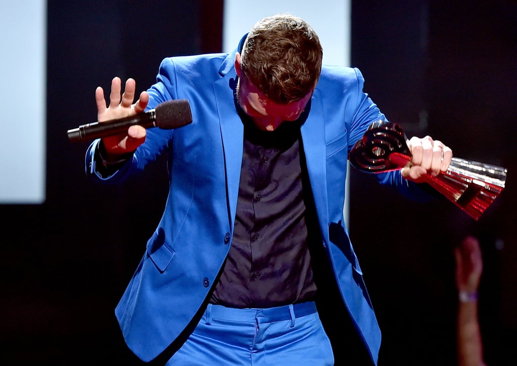 Justin Timberlake at the 2015 iHeartRadio Music Awards