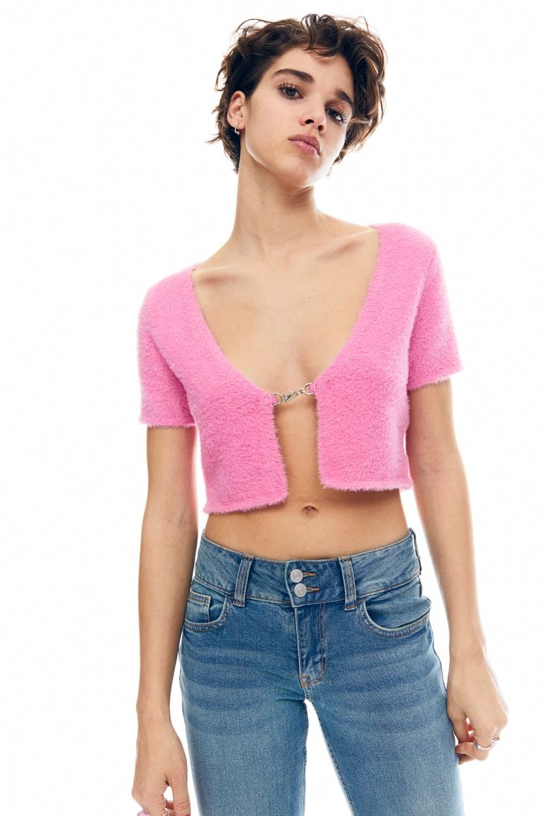 A Sexy Top: H&M Fluffy Cardigan