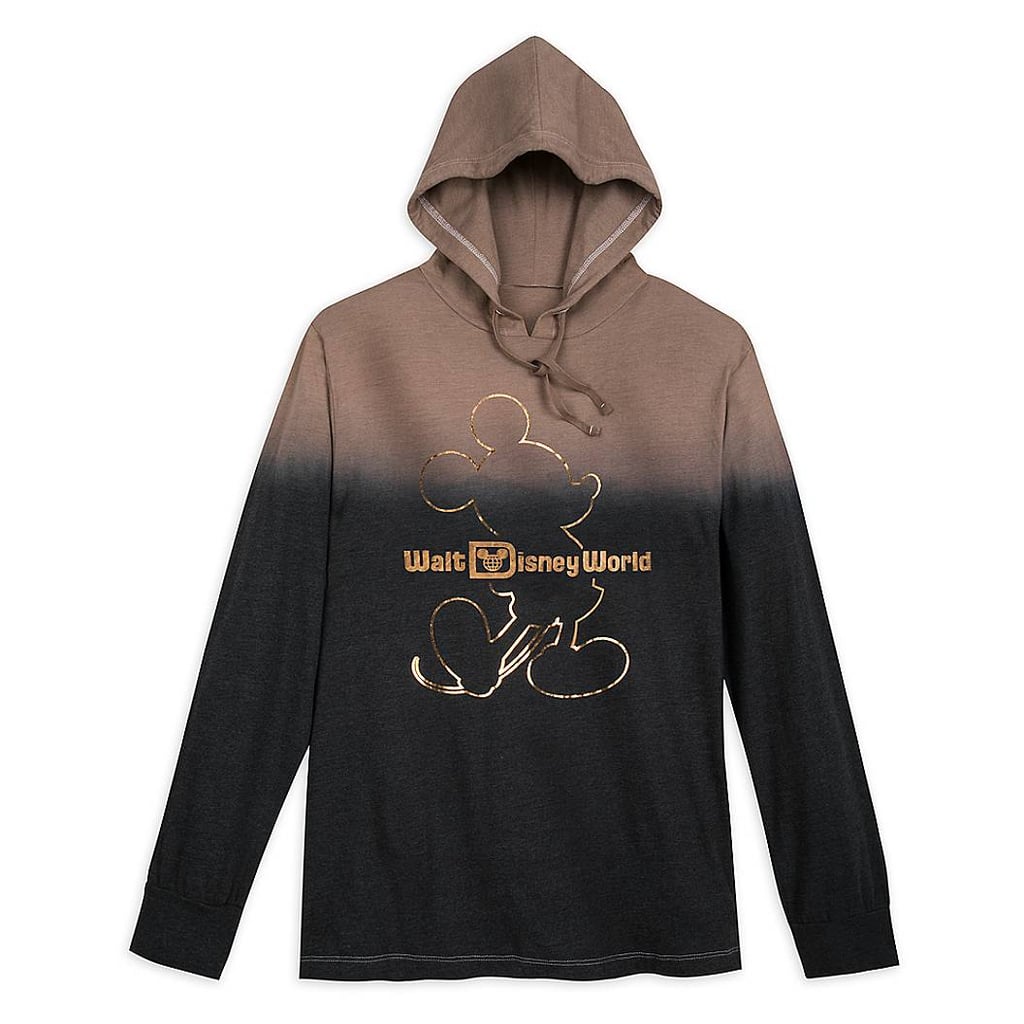 Belle Bronze Mickey Mouse Hooded Long Sleeve T-Shirt