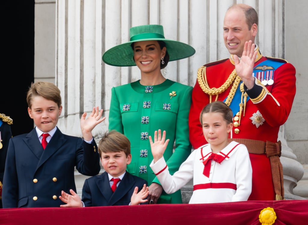 George, Charlotte, and Louis at Trooping the Colour 2023 | POPSUGAR ...