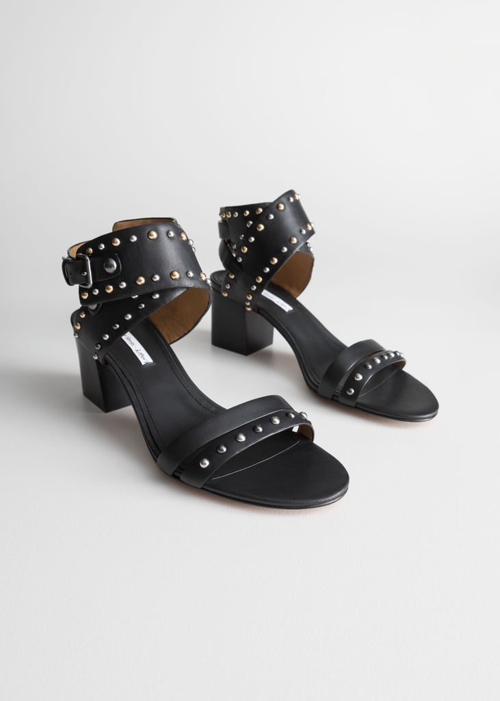 & Other Stories Studded Sandalette Pumps