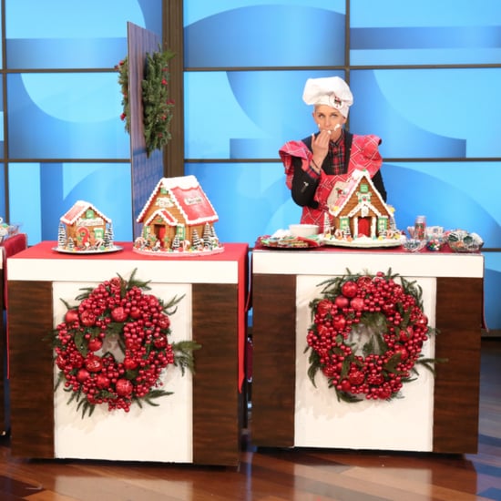 Steve Carell Decorates Gingerbread House on Ellen