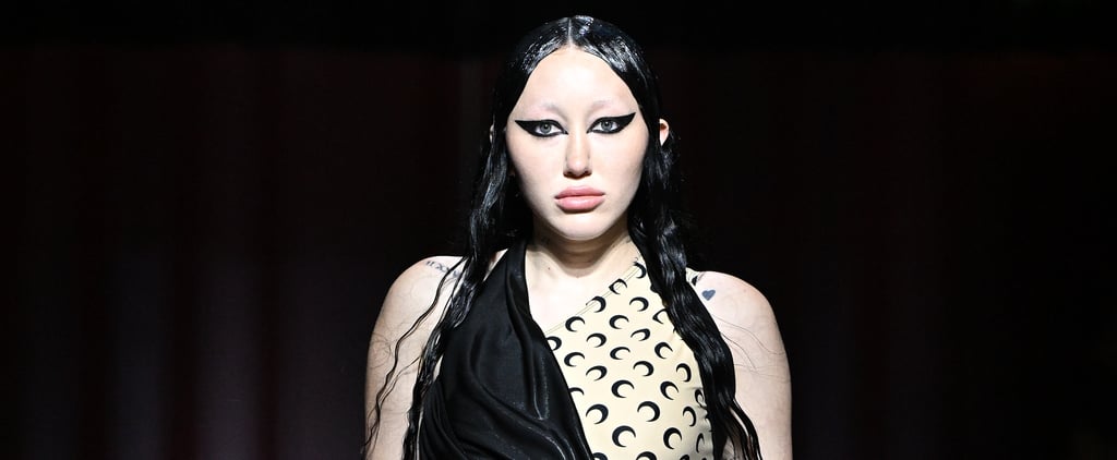 Noah Cyrus Performs in Sheer Knit Dress and Face Covering