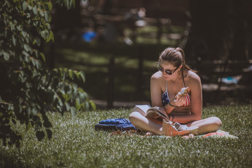 Reread your favorite book at your favorite park.
