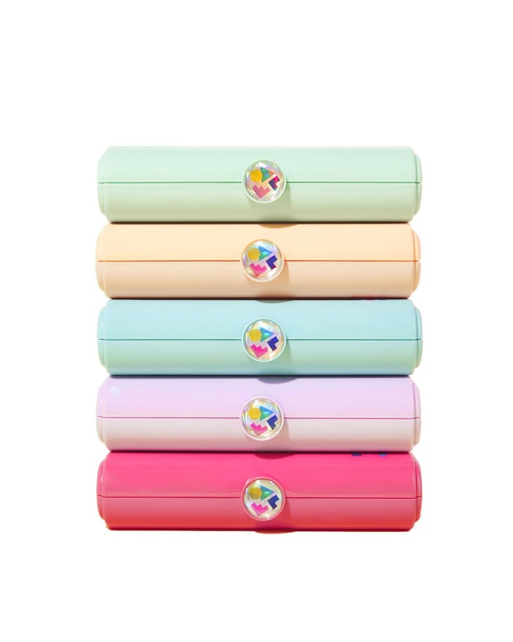Brightly colored, chevron-patterned Caboodles case