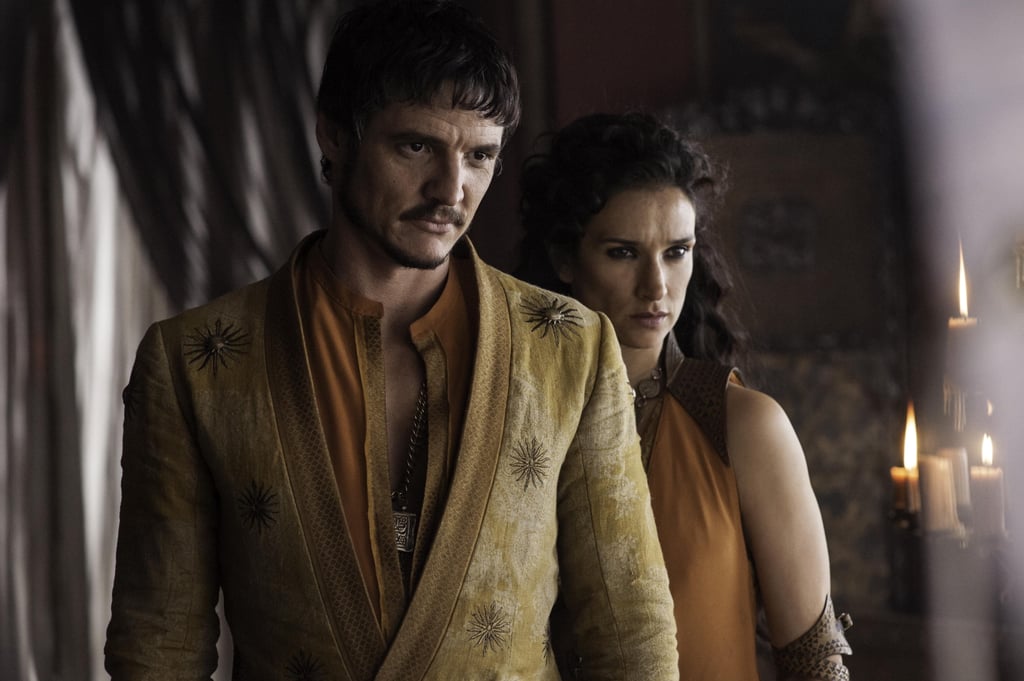 Pedro Pascal as Oberyn Martell and Indira Varma as Ellaria Sand.