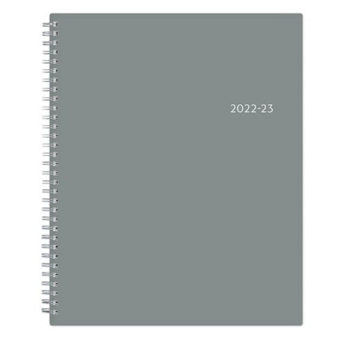 A Planner: Blue Sky 2022-23 Academic Planner Weekly/Monthly 8.5"x11" Solid Slate