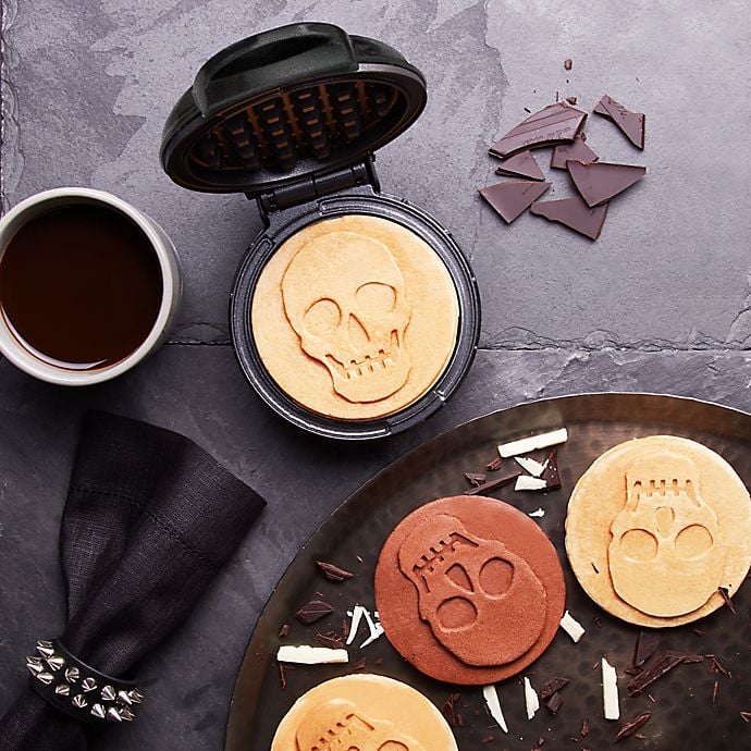 Dash Skull Mini Waffle Maker in Shimmer This Mini Skull Waffle Maker