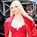 Anya Taylor-Joy Red Babydoll Dress Photos