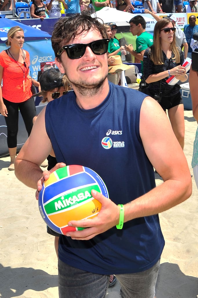 Josh Hutcherson at Asics Celebrity Volleyball Match
