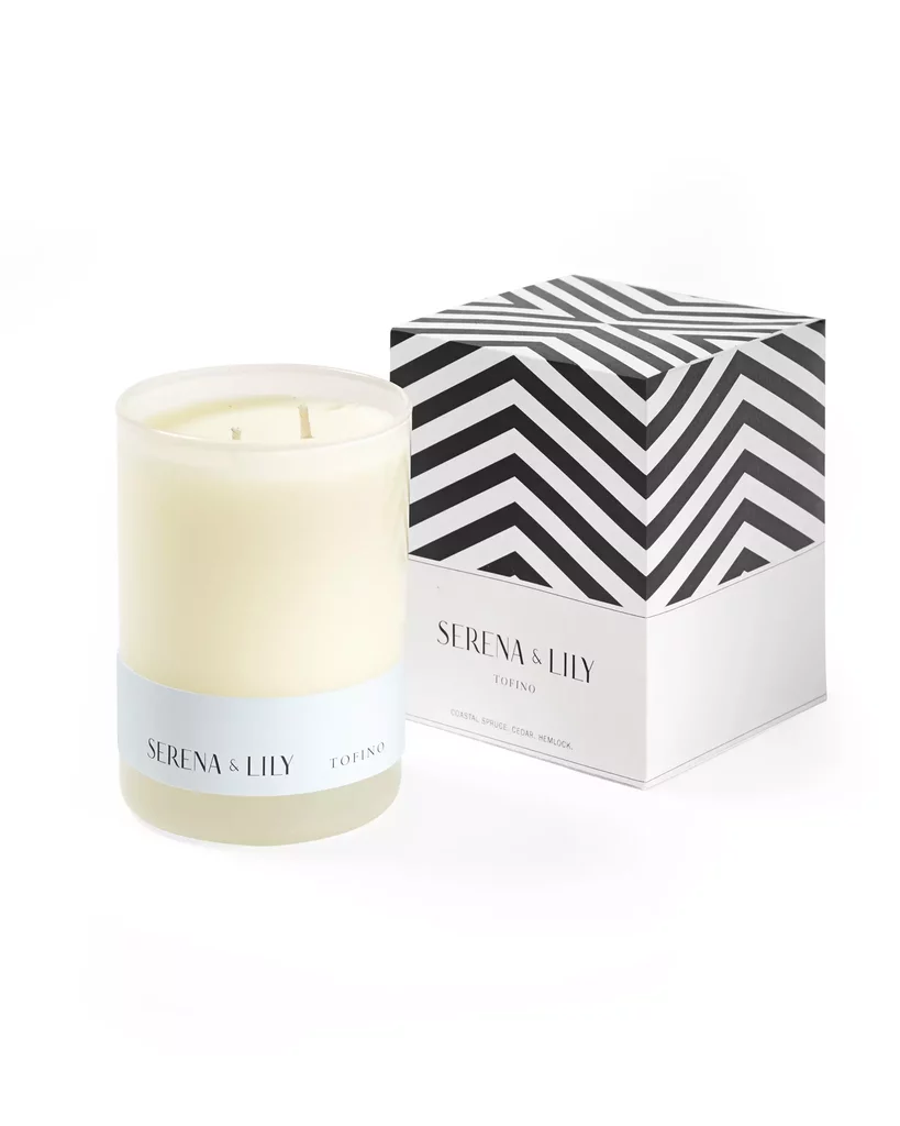 Channel the wildness of Canada's breathtaking Pacific surf with the Tofino candle ($48).