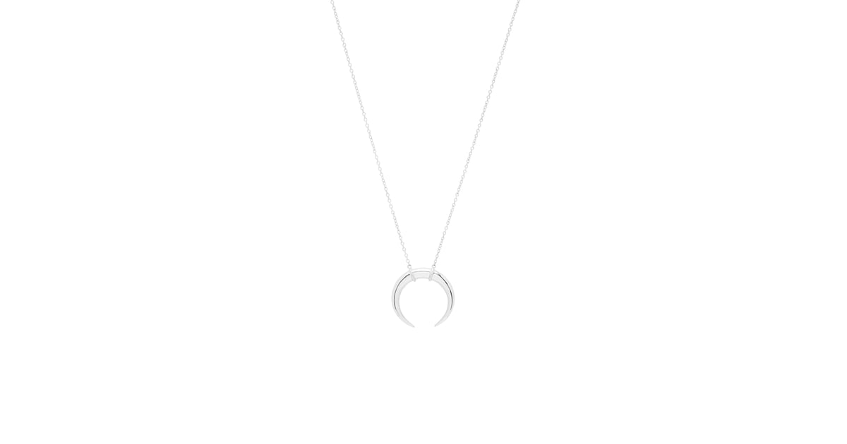 gorjana Cayne Crescent Plated Pendant 