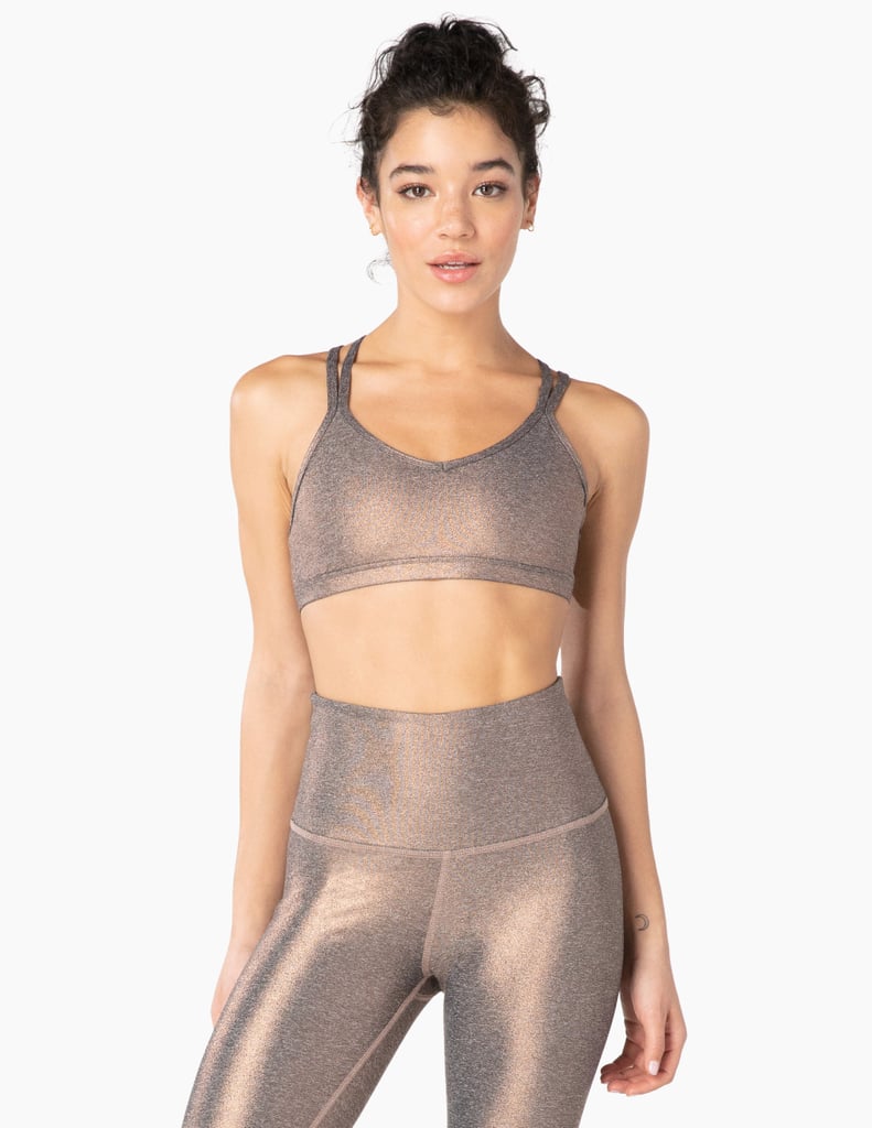 Beyond Yoga Dusted Double Back Bra