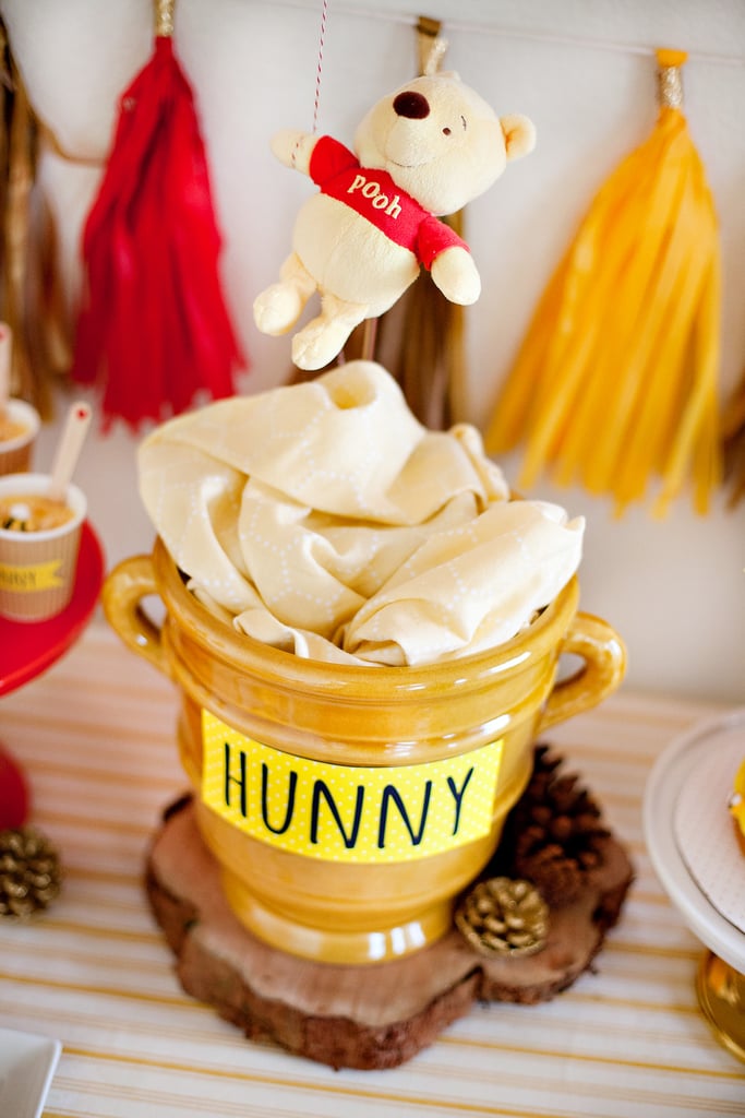 Pretty Winnie the Pooh Baby Shower Ideas