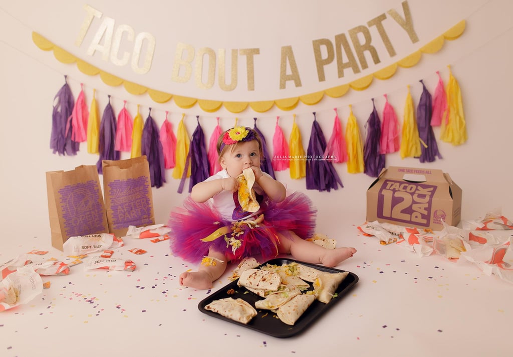 Baby's Taco Bell Cake Smash