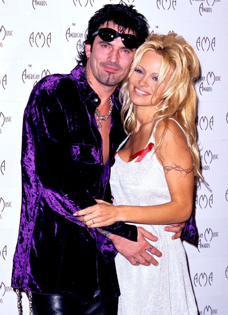 Pamela Anderson and Tommy Lee in 1996