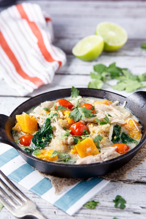 Slow-Cooker Thai Chicken and Coconut Quinoa Stew