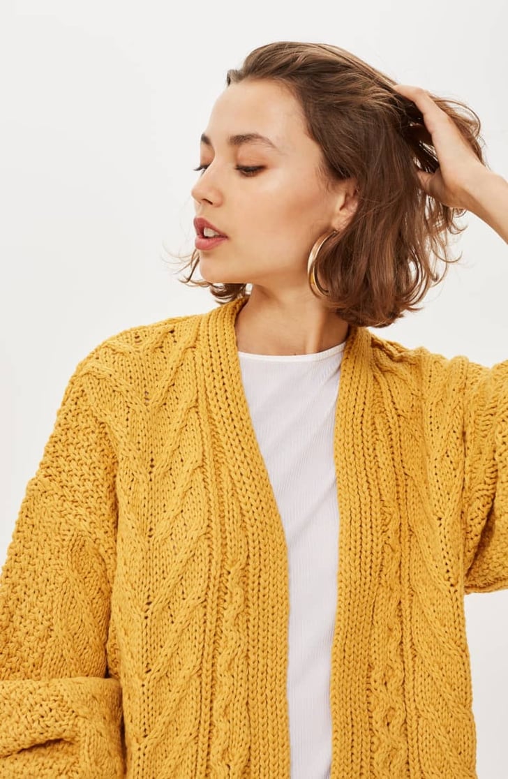 Topshop long shop open front cardigan