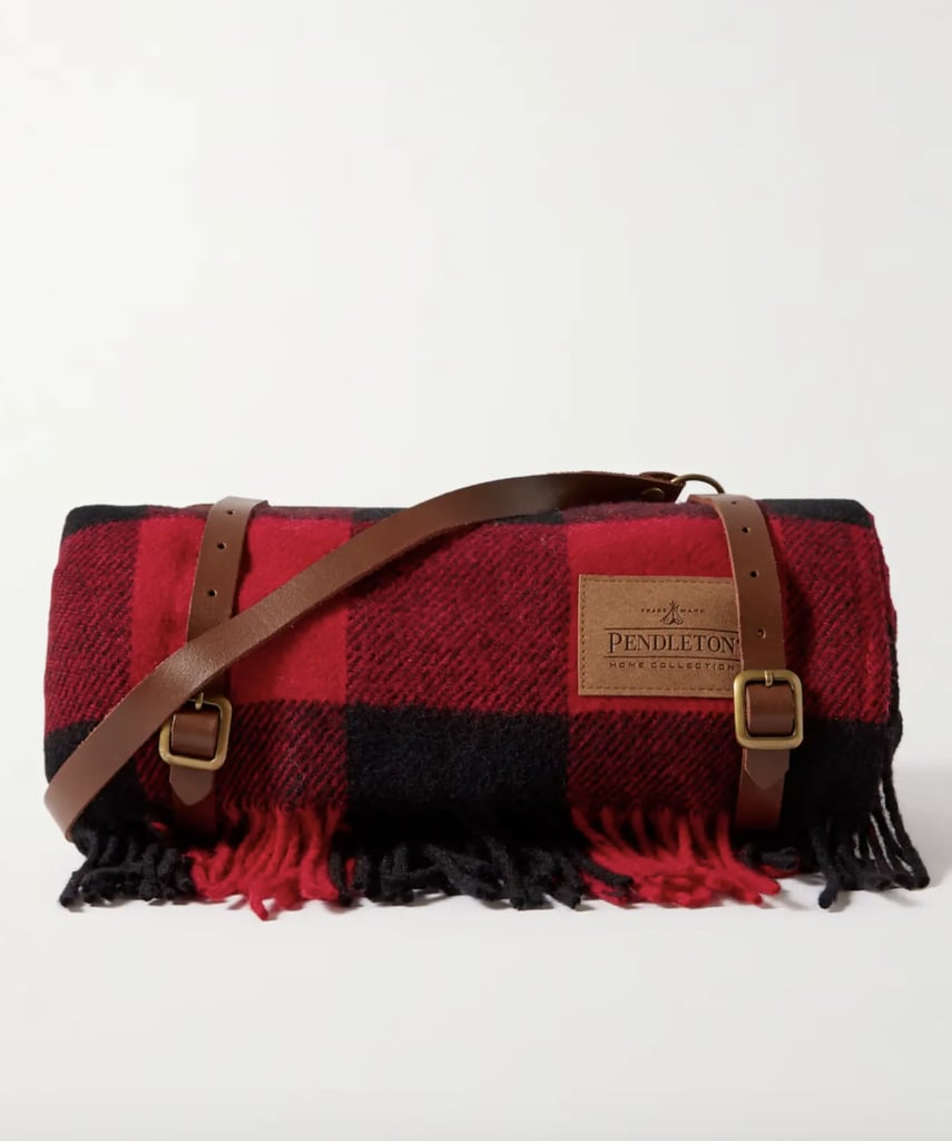 Something Soft: Pendleton Fringed Checked Virgin Wool Blanket