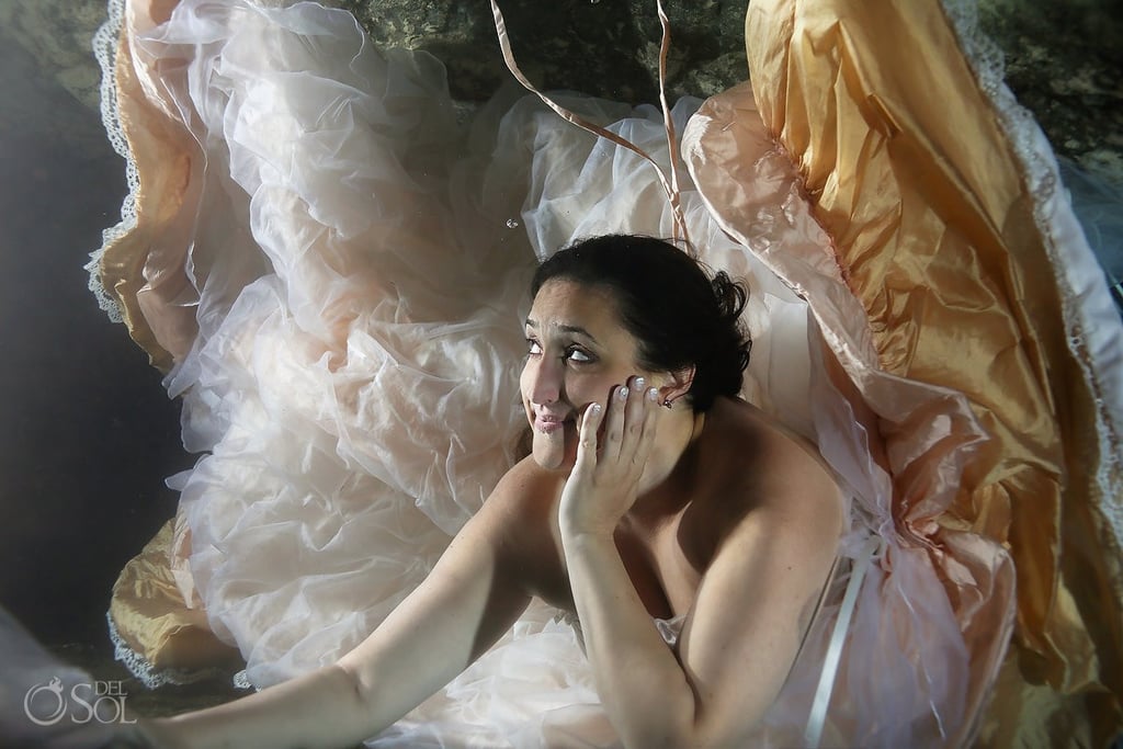 Healing Underwater Trash the Dress Photos