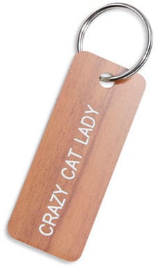 Cat Lady Keychain ($15)