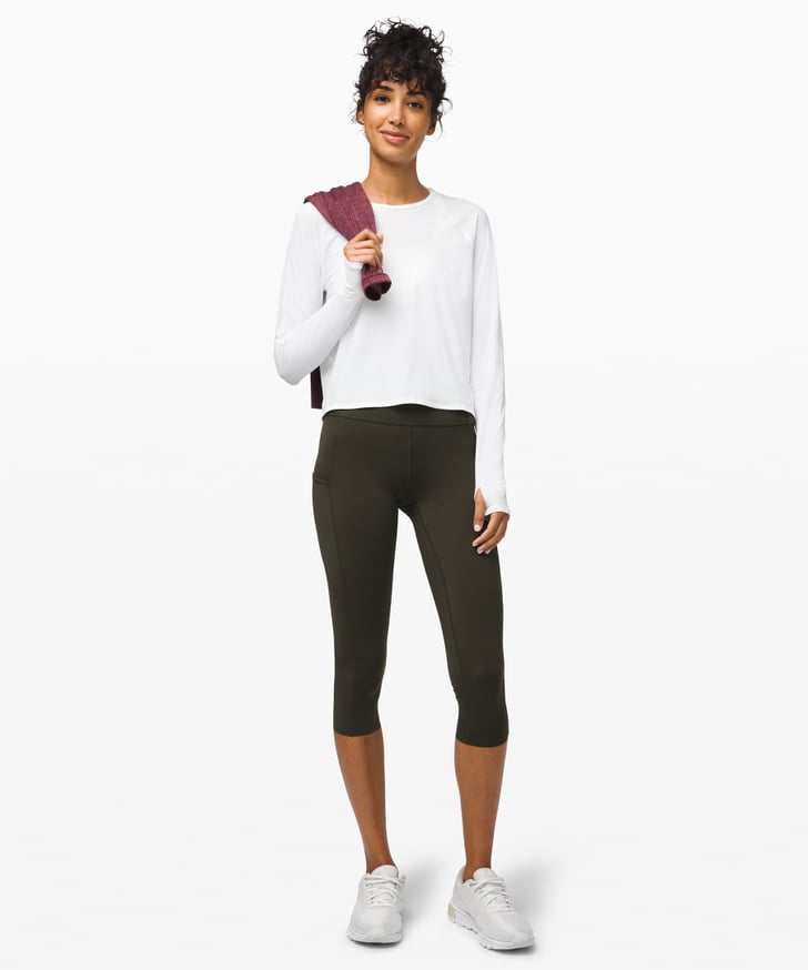 Lululemon Fast and Free Crop II 19" Best Black Friday Fitness Sales and Deals 2020 POPSUGAR