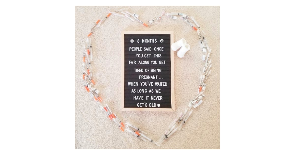 IVF Pregnancy Announcements POPSUGAR Family Photo 11