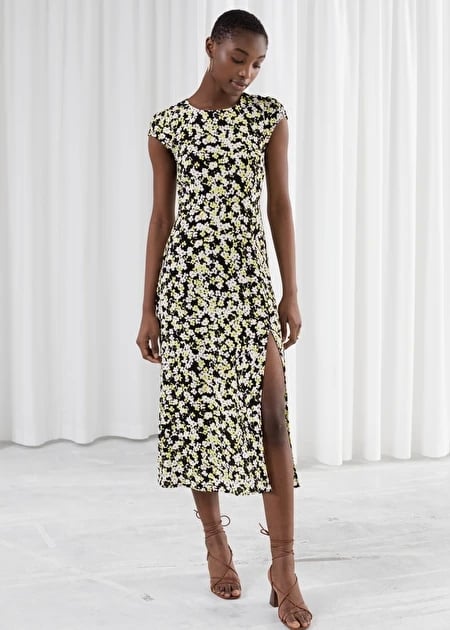 Popsugar printed midi dress hot sale