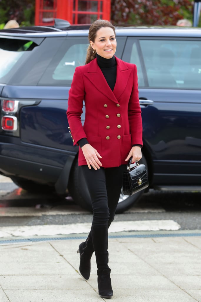 Kate Middleton Red Jacket May 2019