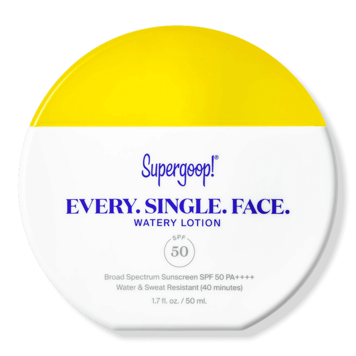 Best Sunscreen at Ulta Supergoop! Every. Single. Face. Watery Lotion