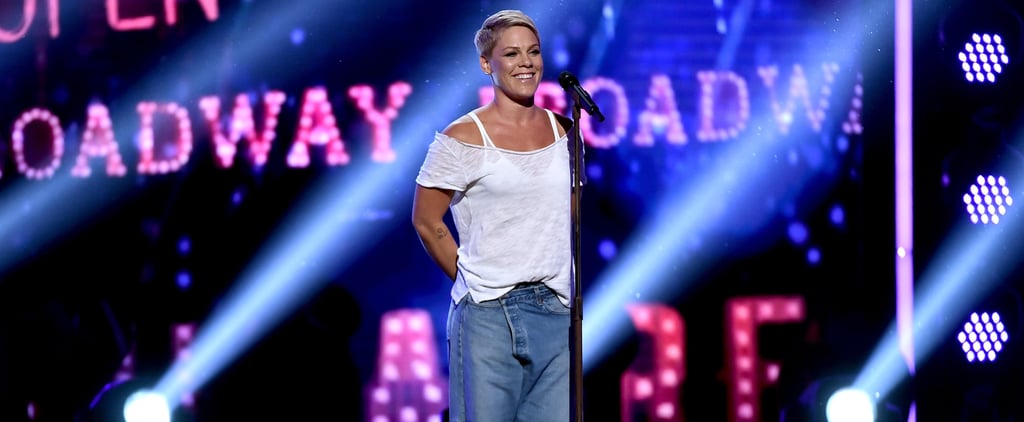 Pink's Jeans at the Grammys 2018