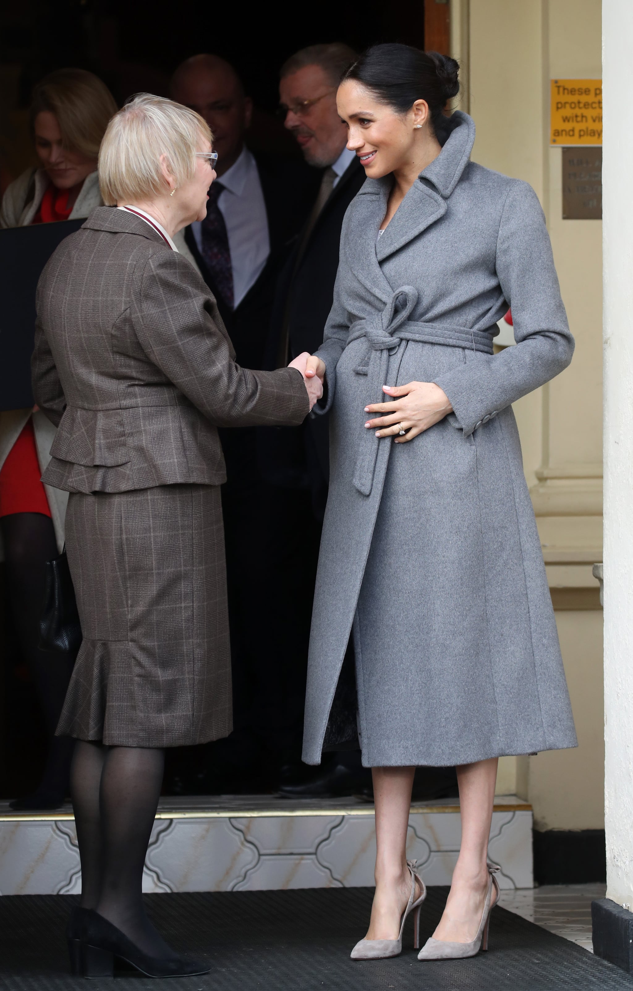 Meghan markle sale grey coat