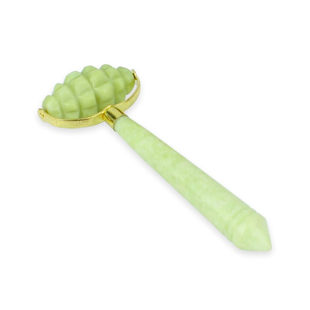 Dotti said she uses a jade roller, like this White Lotus Intensive Massage Jade Roller ($43), to stimulate the skin. She said, "I stick a jade roller in ice, so it's basically freezing when I roll it over her skin. I really, really work into all those areas where I want blood and water and energy brought to the surface."