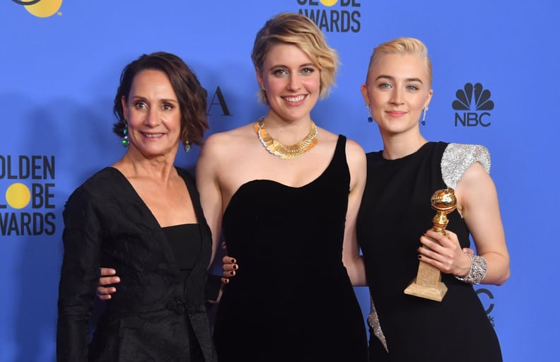 With Laurie Metcalfe and Greta Gerwig