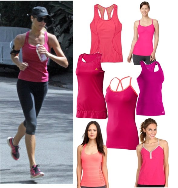 hot pink workout outfit