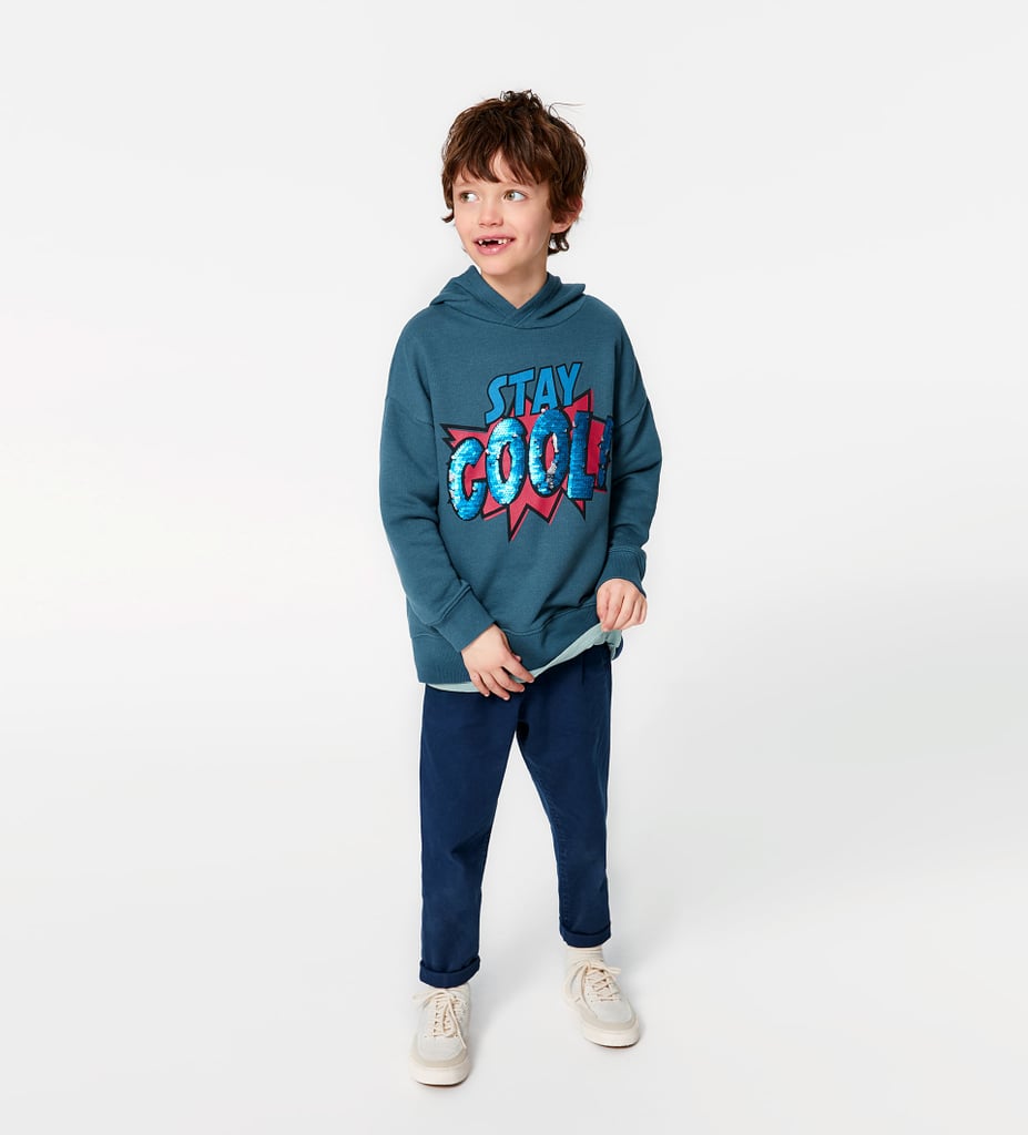 Zara Stay Cool Sweatshirt | Flip Sequin Clothes For Kids | POPSUGAR UK ...