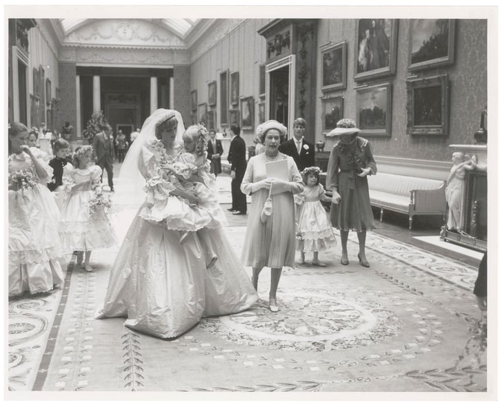 Princess Diana carried flower girl Clementine Hambro ...