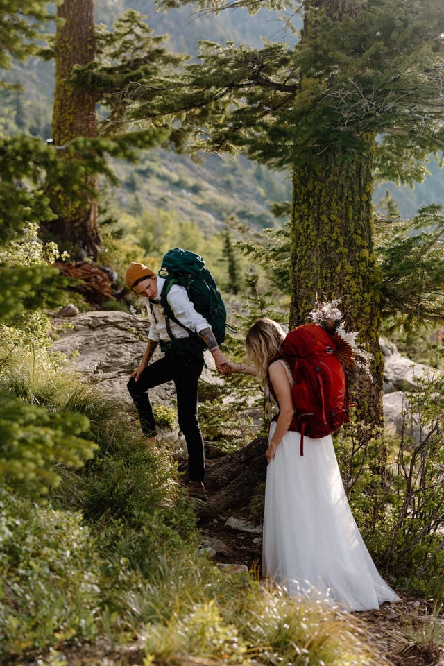 Mountain Camping Elopement